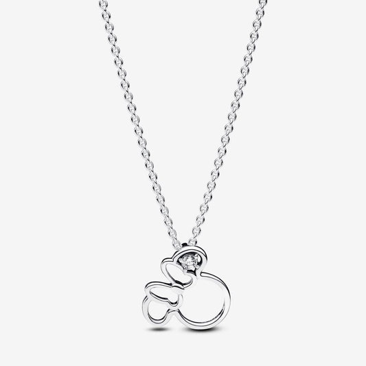 Disney Minnie Mouse Silhouette Collier Necklace