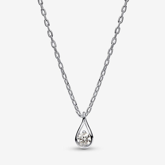 Pandora Infinite Sterling Silver Lab-grown Diamond Pendant Necklace