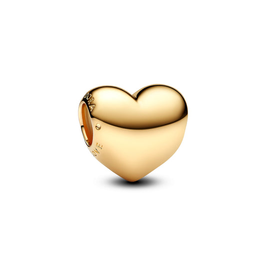 Be Love Engravable Heart Charm golden